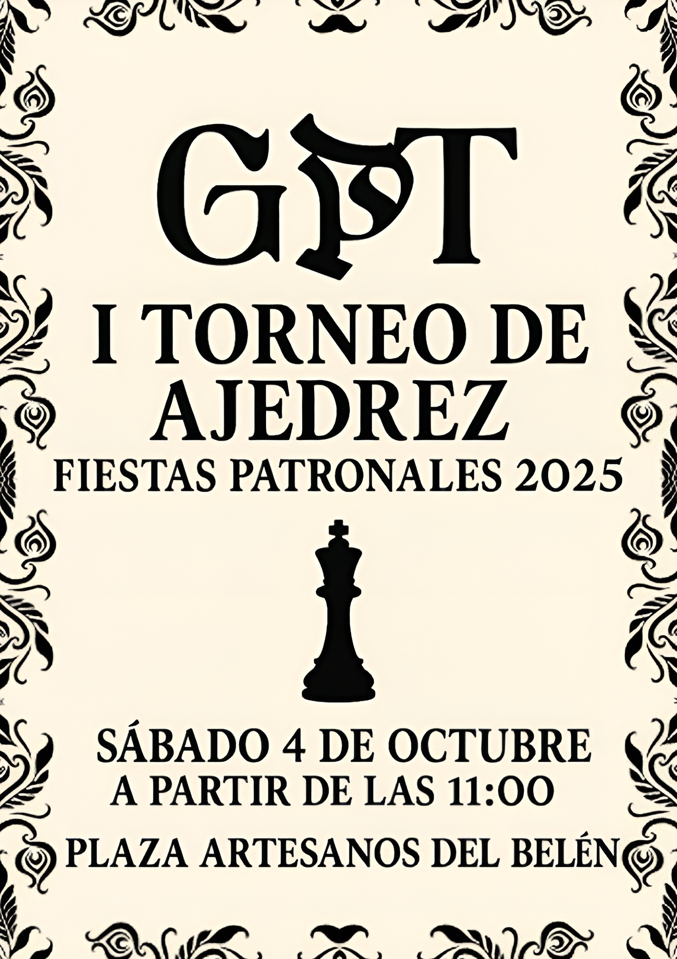 Cartel promocional del torneo